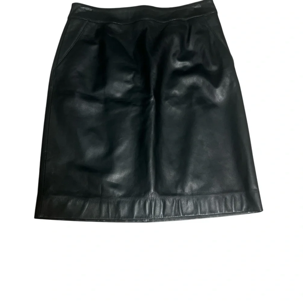 Black Leather‎ Skirt